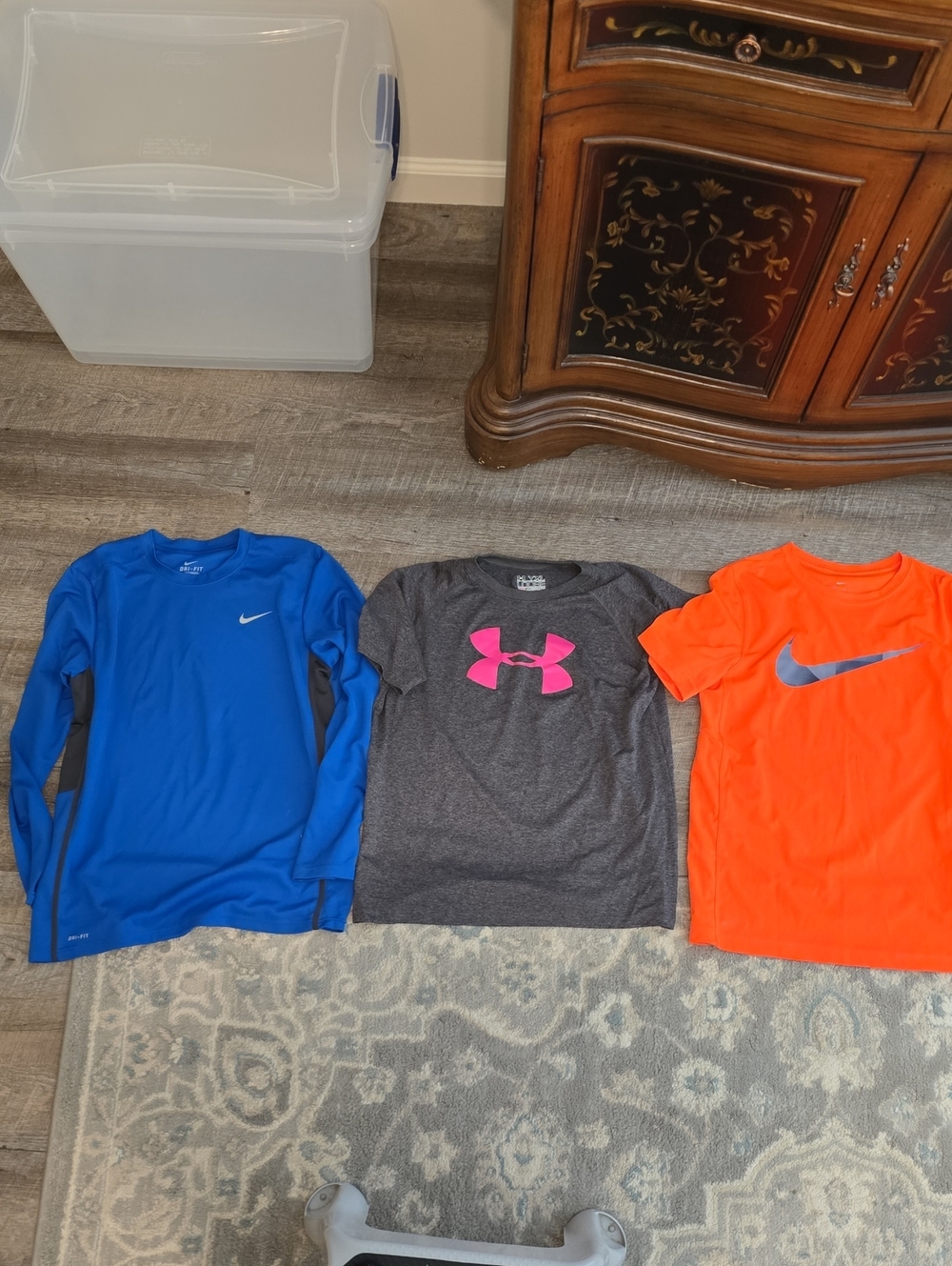 2 Nike And 1 Under Armour Kids Dri Fit